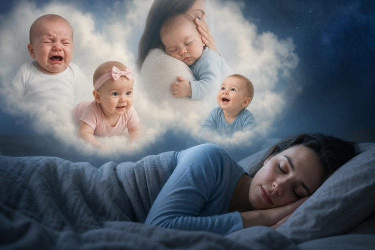 Rüyada bebek görmek ne anlama gelir yorumu için huzurlu bebek