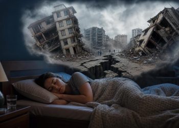 Rüyada deprem görmek ne anlama gelir temalı gece depremi sahnesi
