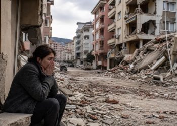 Rüyada deprem görmek ne anlama gelir temasını anlatan yatak odasında düşünen kişi